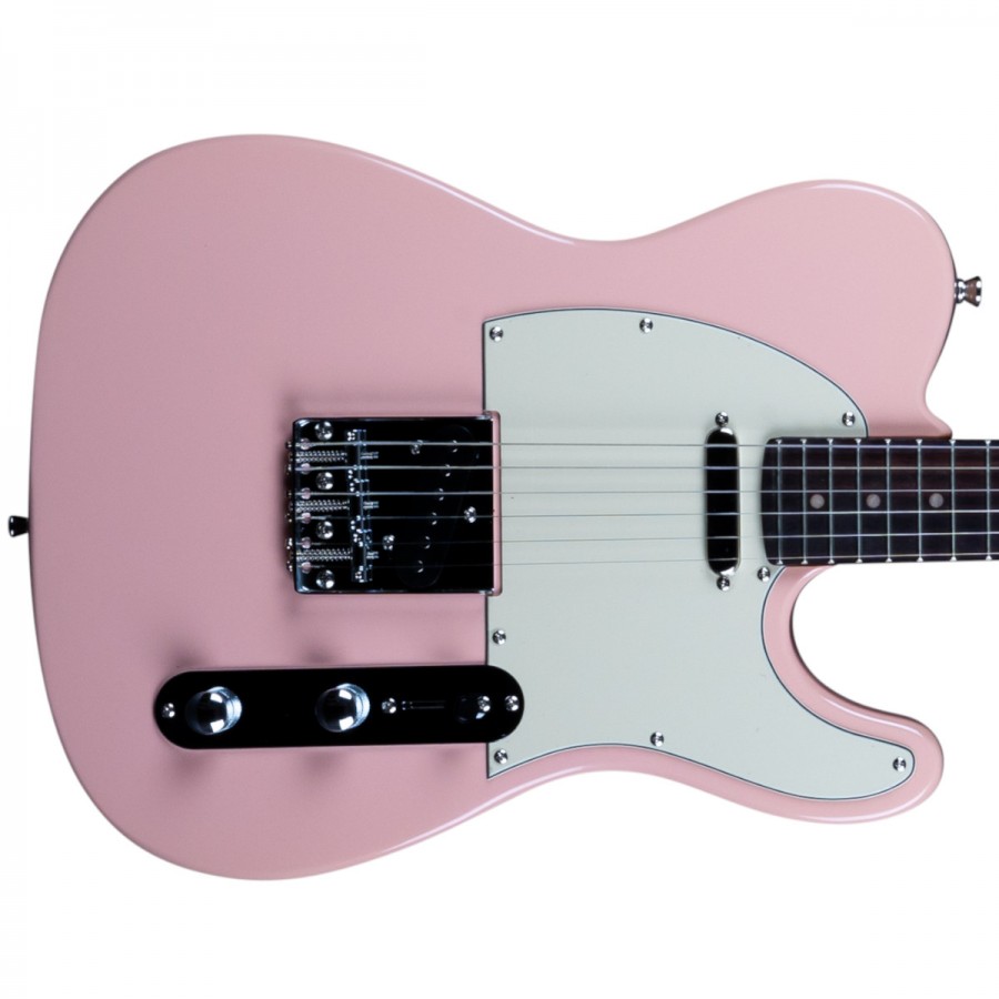 Jet Guitars JT-300 PKR Roasted Maple / Rosewood - Shell Pink